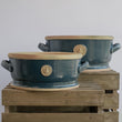 Load image into Gallery viewer, KEW LOW BOWL WITH HANDLE NAVY BLUE