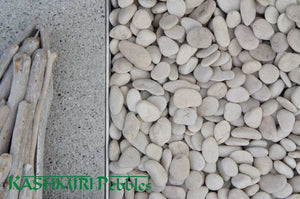 PEBBLES KASHMIRI NATURAL IVORY 10-20MM [CLR:20KG]