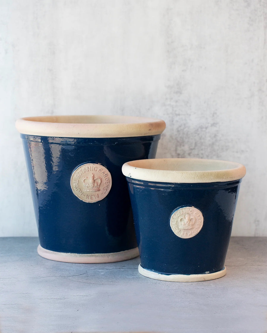 KEW PLANTER NAVY BLUE 1/2 [SZ:19CM X 22CM]