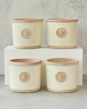KEW HERB POT IVORY [SZ:12.5CM X 10CM]
