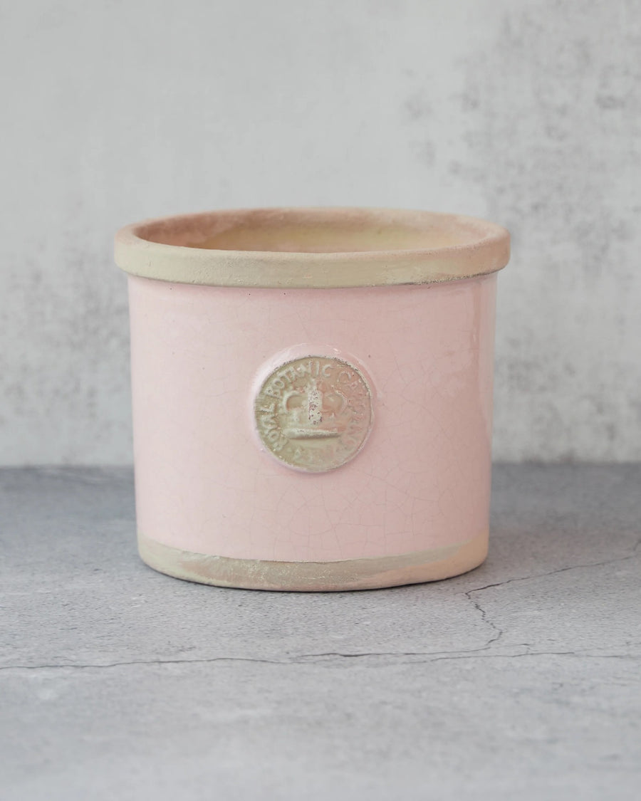 KEW HERB POT PASTEL PINK [SZ:12.5CM X 10CM]