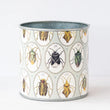 Load image into Gallery viewer, TIN PLANTER BUGTASIA TAUPE 1/3 [SZ:9CM X 7CM]
