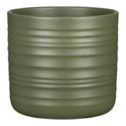 COTTAGE PLANTER FOREST GREEN 12CM