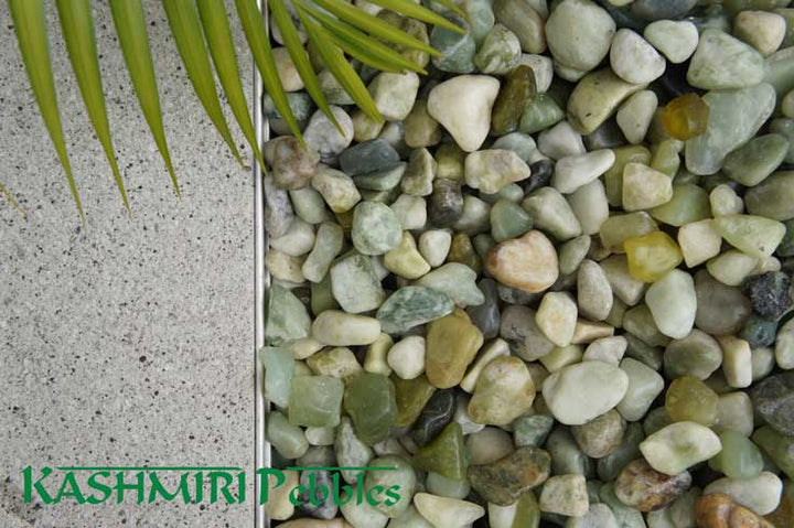 PEBBLES KASHMIRI POLISHED JADE 20KG [SZ:5-7MM]