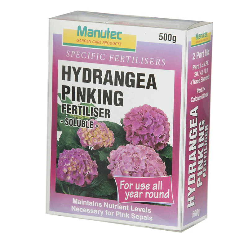 HYDRANGEA PINKING FERTILISER [SZ:500G]