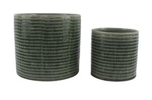 OWEN CYLINDER PLANTER GREEN [SZ:1/2]