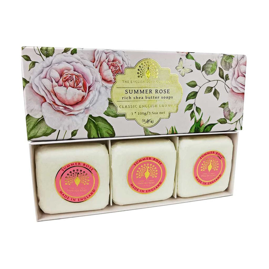 SOAP SUMMER ROSE GIFT PACK 3X100G