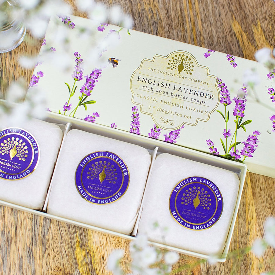 SOAP ENGLISH LAVANDER GIFT PACK 3X100G