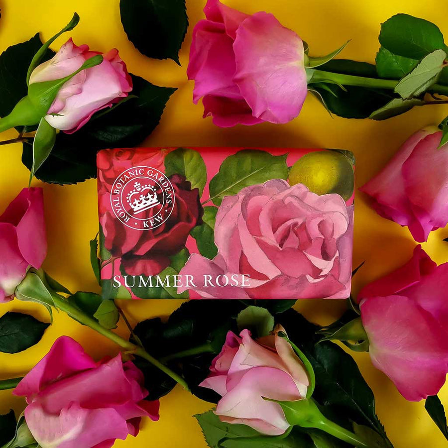 SOAP LUXURY SUMMER ROSE 240G