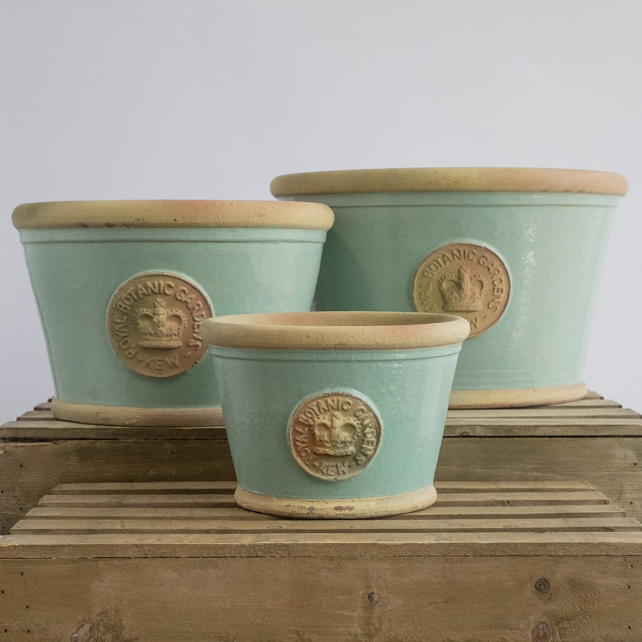 KEW LOW PLANTER TIFFANY BLUE