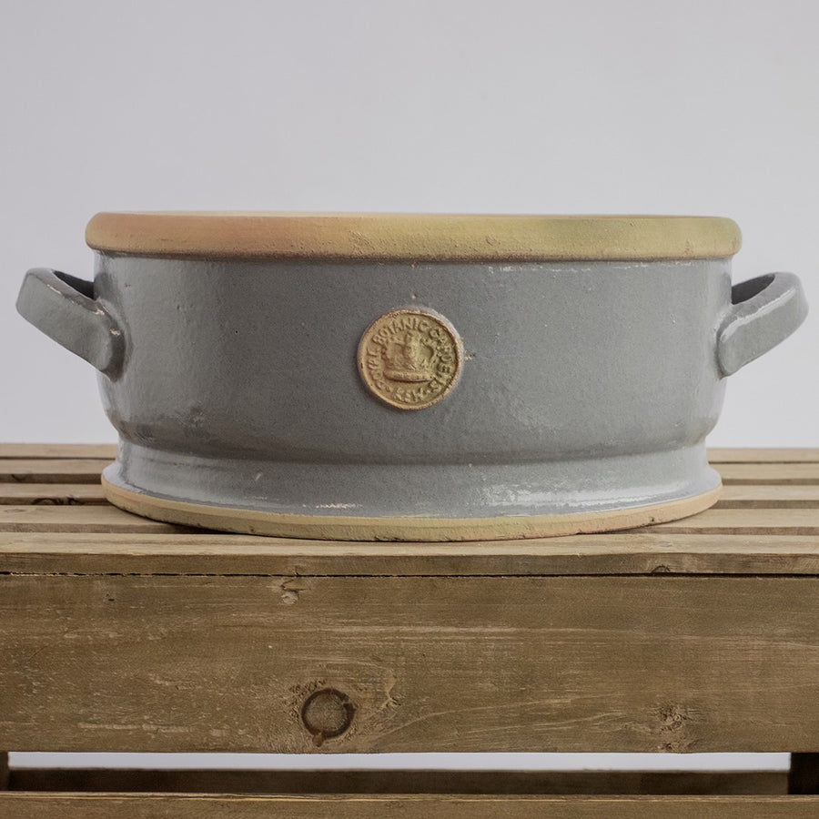 KEW BOWL WITH HANDLE POWDER BLUE