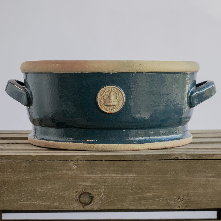 KEW LOW BOWL WITH HANDLE NAVY BLUE