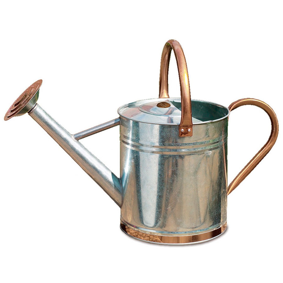 WATERING CAN COPPER TRIM GAL 9L