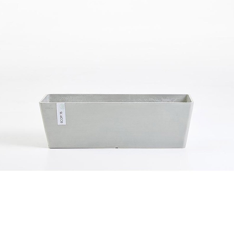 TROUGH BRUGES WHITE GREY 65CM X 20CM X 20CM