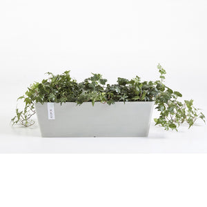 TROUGH BRUGES WHITE GREY 65CM X 20CM X 20CM