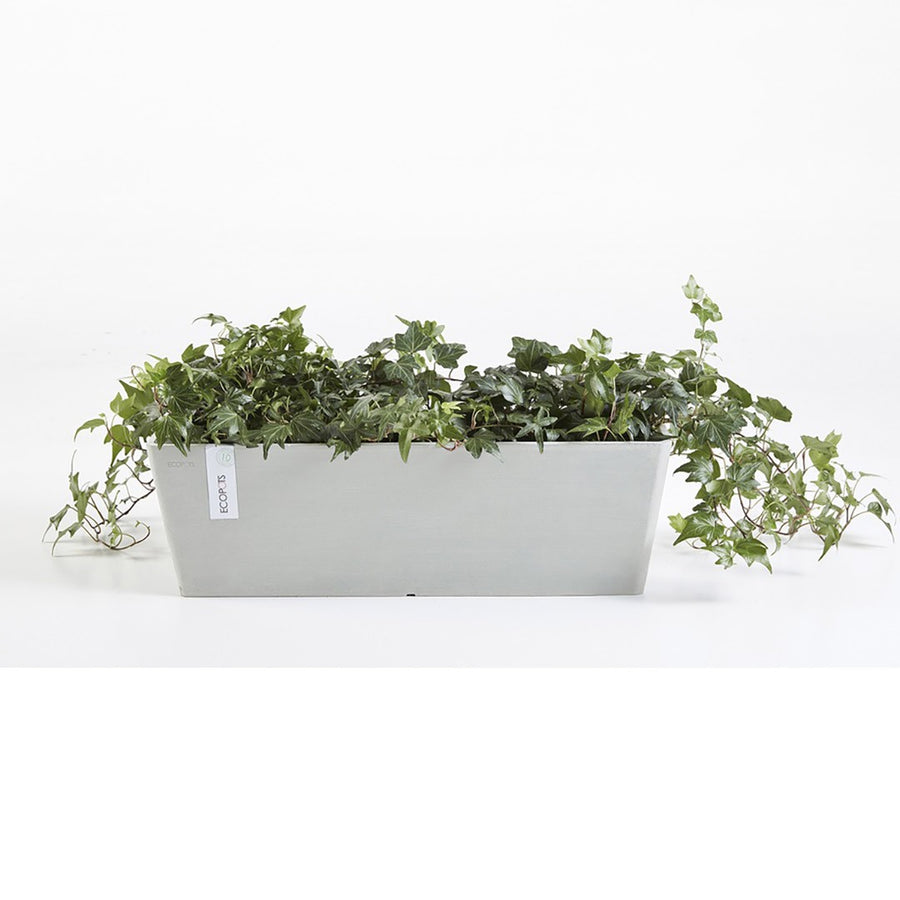 TROUGH BRUGES WHITE GREY 65CM X 20CM X 20CM