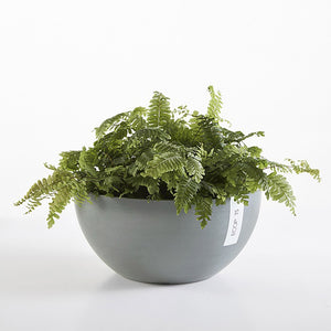 PLANTER BRUSSELS BLUE GREY 35CM