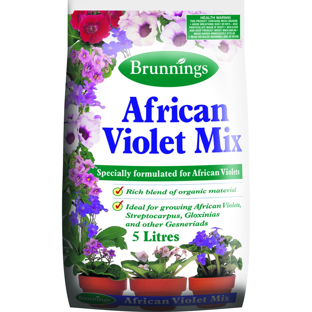 streptocarpus potting mix XAFRICAN VIOLET MIX 5L – Honeysuckle Garden