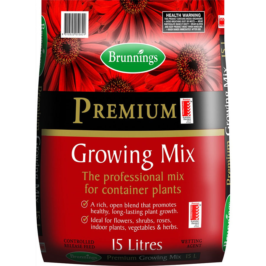 POTTING MIX BRUNNINGS 15L