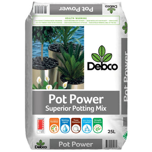 POT POWER POTTING MIX DEBCO 25L