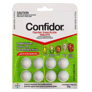 CONFIDOR TABLETS 8 PACK 20G