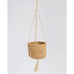 MACRAME HANGER ROUND CONICAL 20X25.5CM