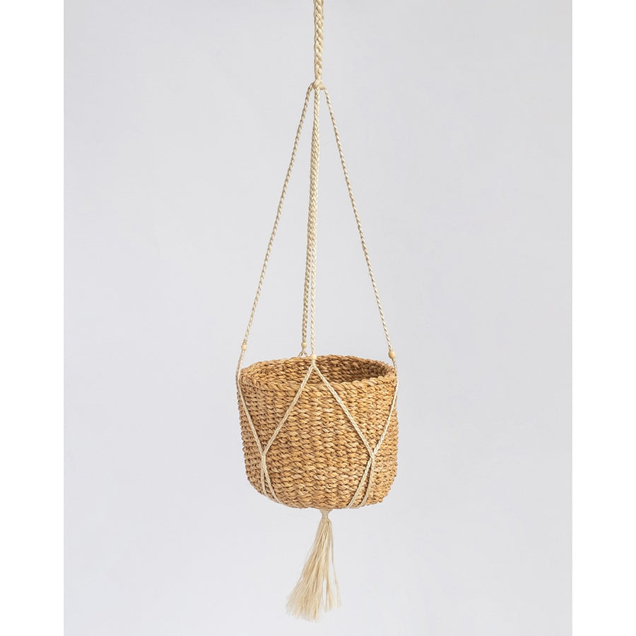 MACRAME HANGER ROUND CONICAL 20X25.5CM