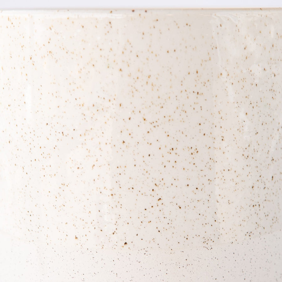 PLANTER SANDGLAZED WHITE