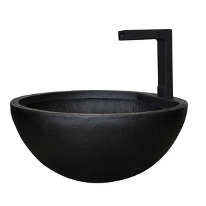 STATEMENT PATIO POND FOUNTAIN BLACK 61X61X64CM